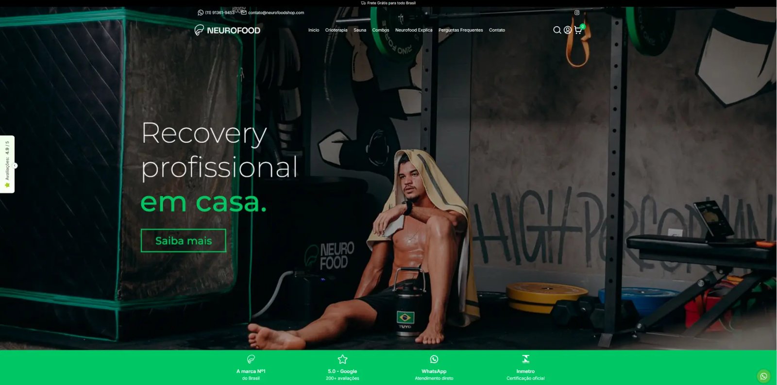 Home da loja Neurofood